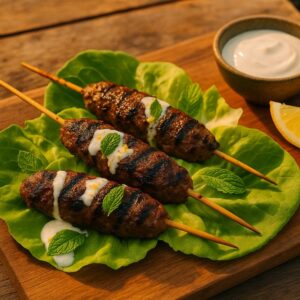 Lamb Koftas with Mint & Lemon