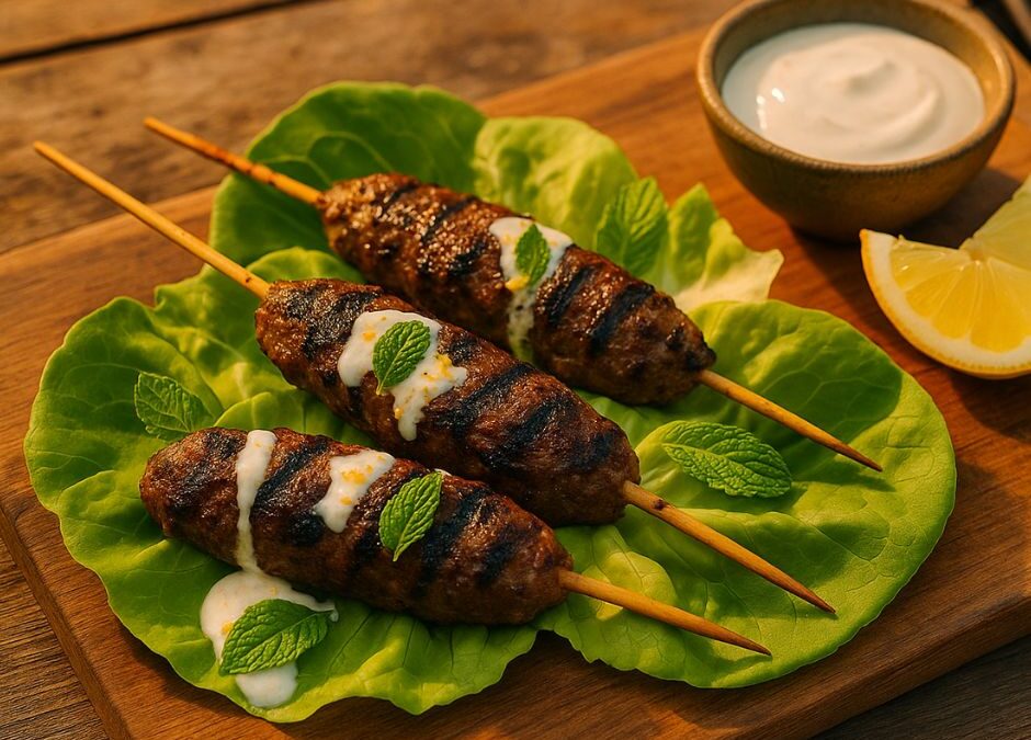 Lamb Koftas with Mint & Lemon