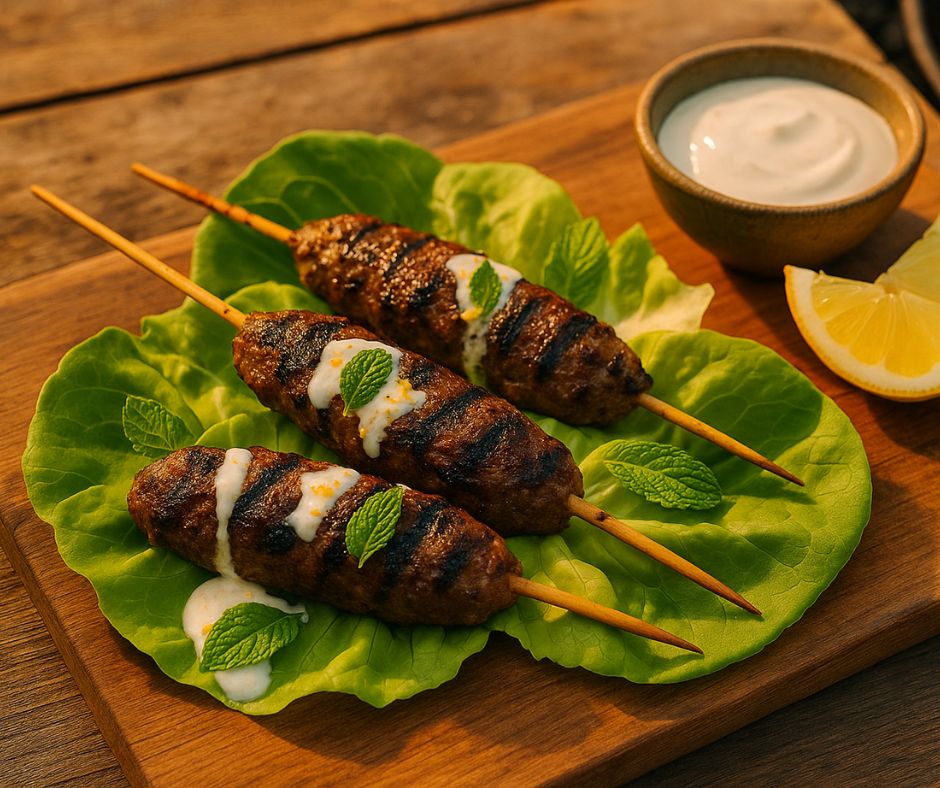 Lamb Koftas with Mint & Lemon