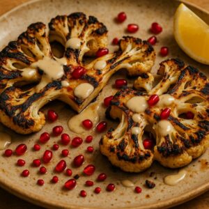 Grilled cauliflower steaks