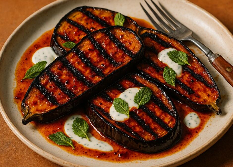 Braai Aubergine Steaks