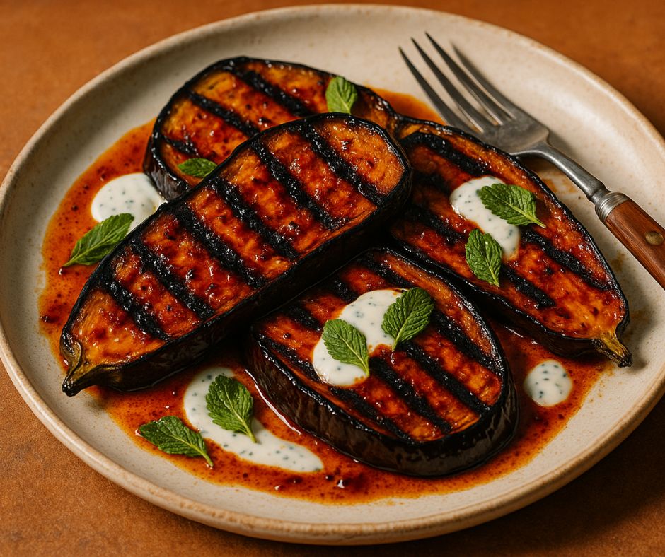 Braai Aubergine Steaks